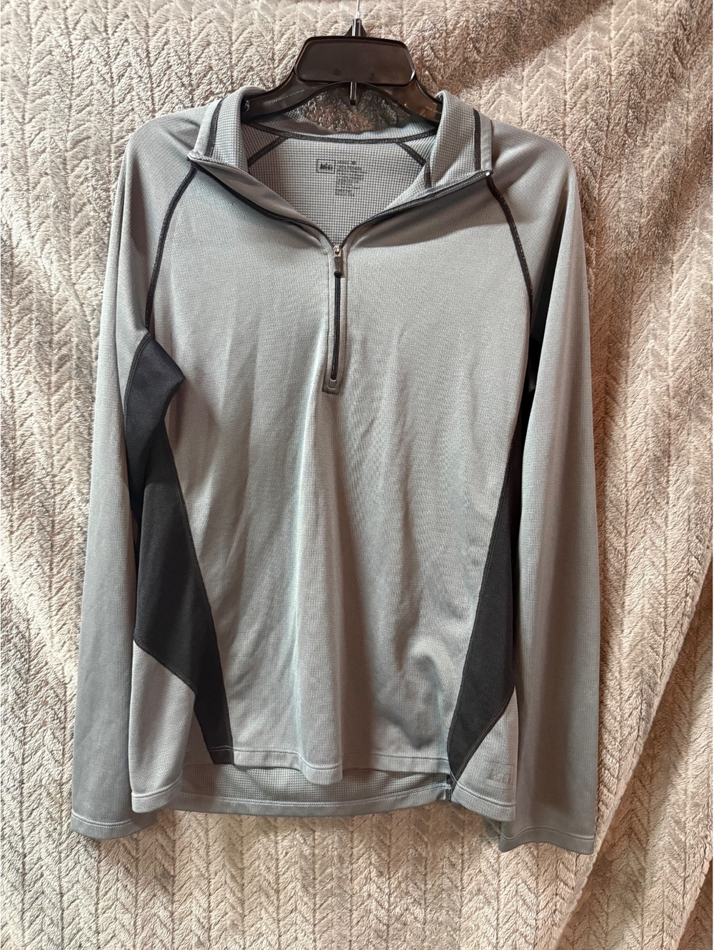 Rei Men's Long Sleeve Half-Zip Pullover Shirt
